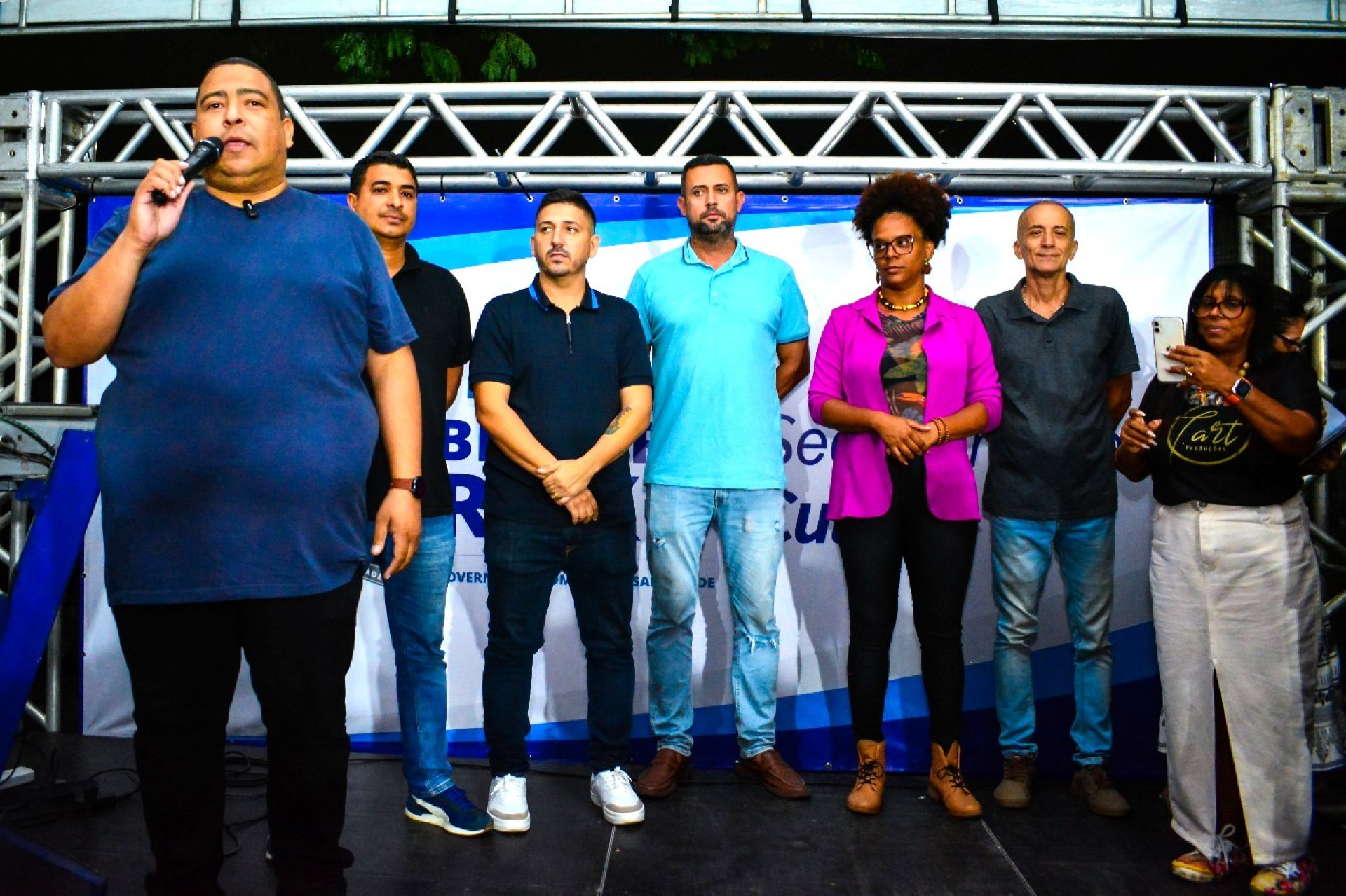 O secret&aacute;rio municipal de Cultura, Andr&eacute; Luiz Carvalho, acentuou a import&acirc;ncia do evento - Erick Amaral / PMBR