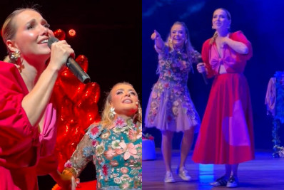 Leticia Colin surpreende ao cantar no show de Juliana Silveira em homenagem aos 20 anos de 'Floribella'