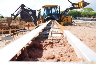 Obras avançam no Parque RJ, que já começa a ganhar forma