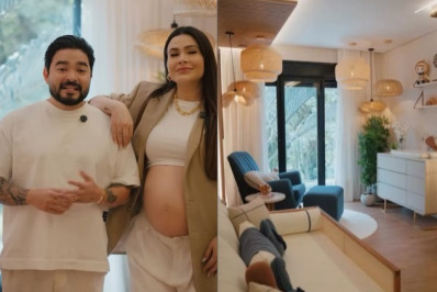 Vídeo! Yudi Tamashiro e Mila Braga mostram quarto do filho