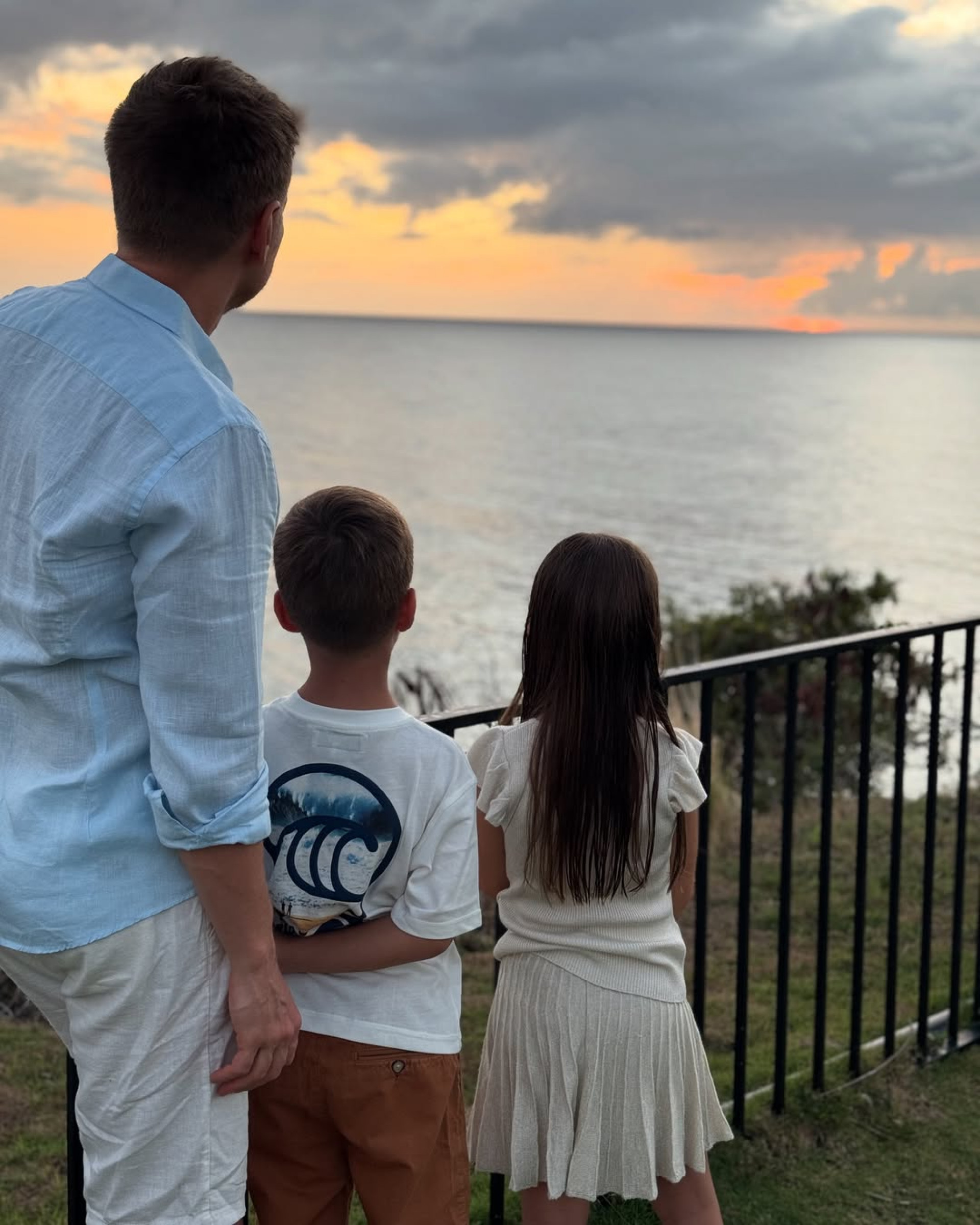 Michel Teló com os filhos Teodoro e Melinda  - Reprodução/Instagram 