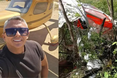 Empresário morre após queda de avião ultraleve na Paraíba