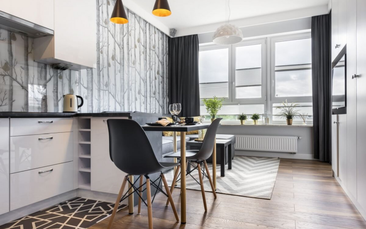 A decora&ccedil;&atilde;o de apartamentos pequenos exige criatividade e planejamento (Imagem: Cinematographer | Shutterstock) 
