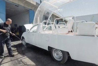 Papamóvel será transformado em unidade de saúde para crianças em Gaza