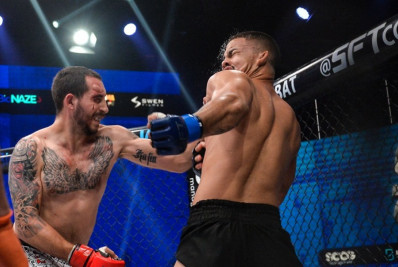 Com lindo nocaute, Matheus Mesquita bate Endri e conquista título de Xtreme no SFT Combat 55