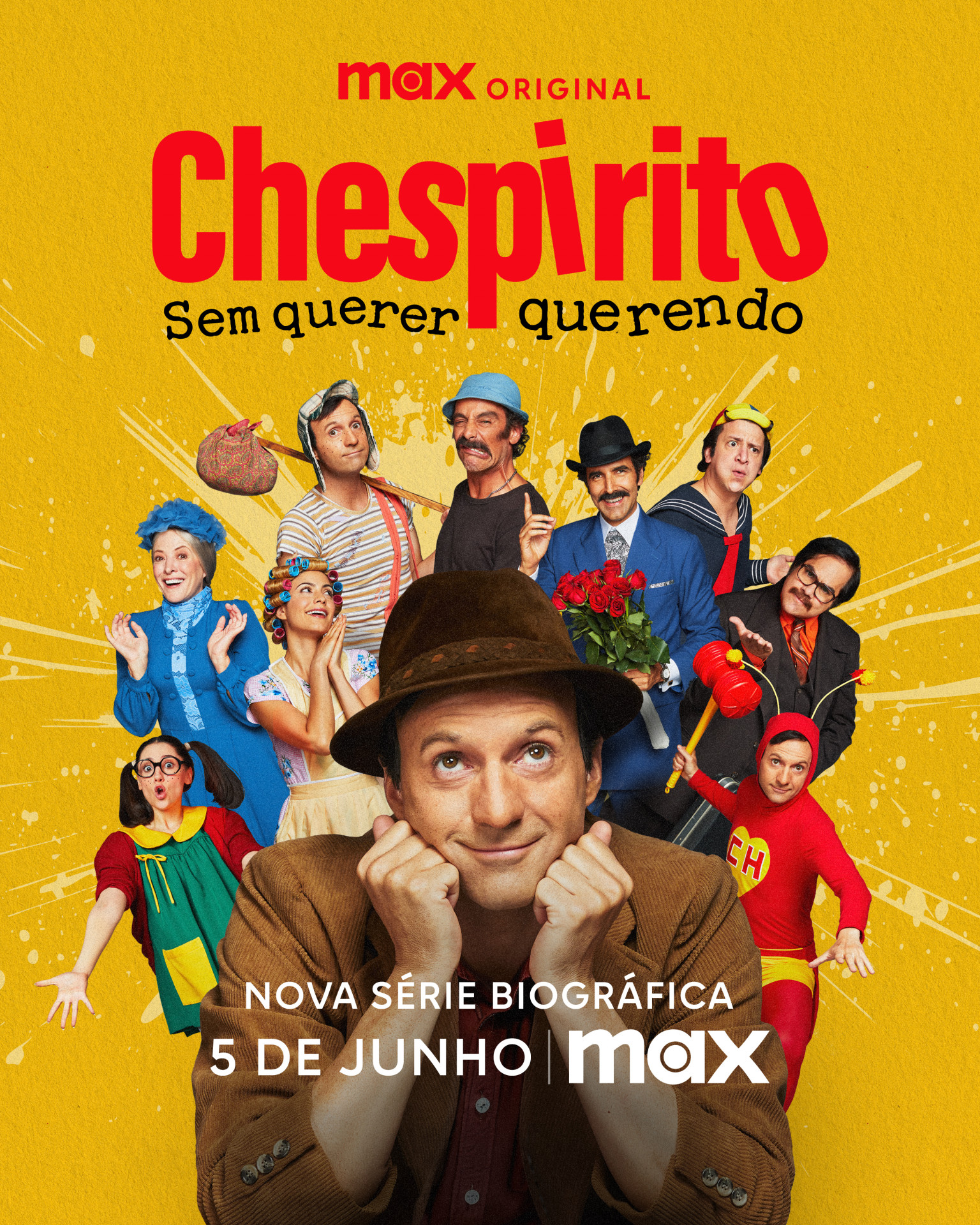 Pablo Cruz é o protagonista de 'Chespirito: Sem Querer Querendo' - Divulgação