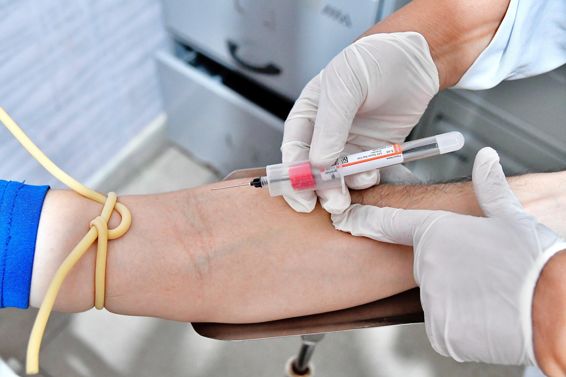 Para fazer o exame &eacute; necess&aacute;rio estar em jejum. S&atilde;o cerca de 250 exames por semana - Jeovani Campos / PMBR