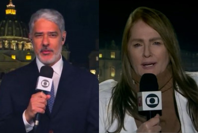 William Bonner diz que Ilze Scamparini vai descer do telhado e apresentar JN ao lado dele