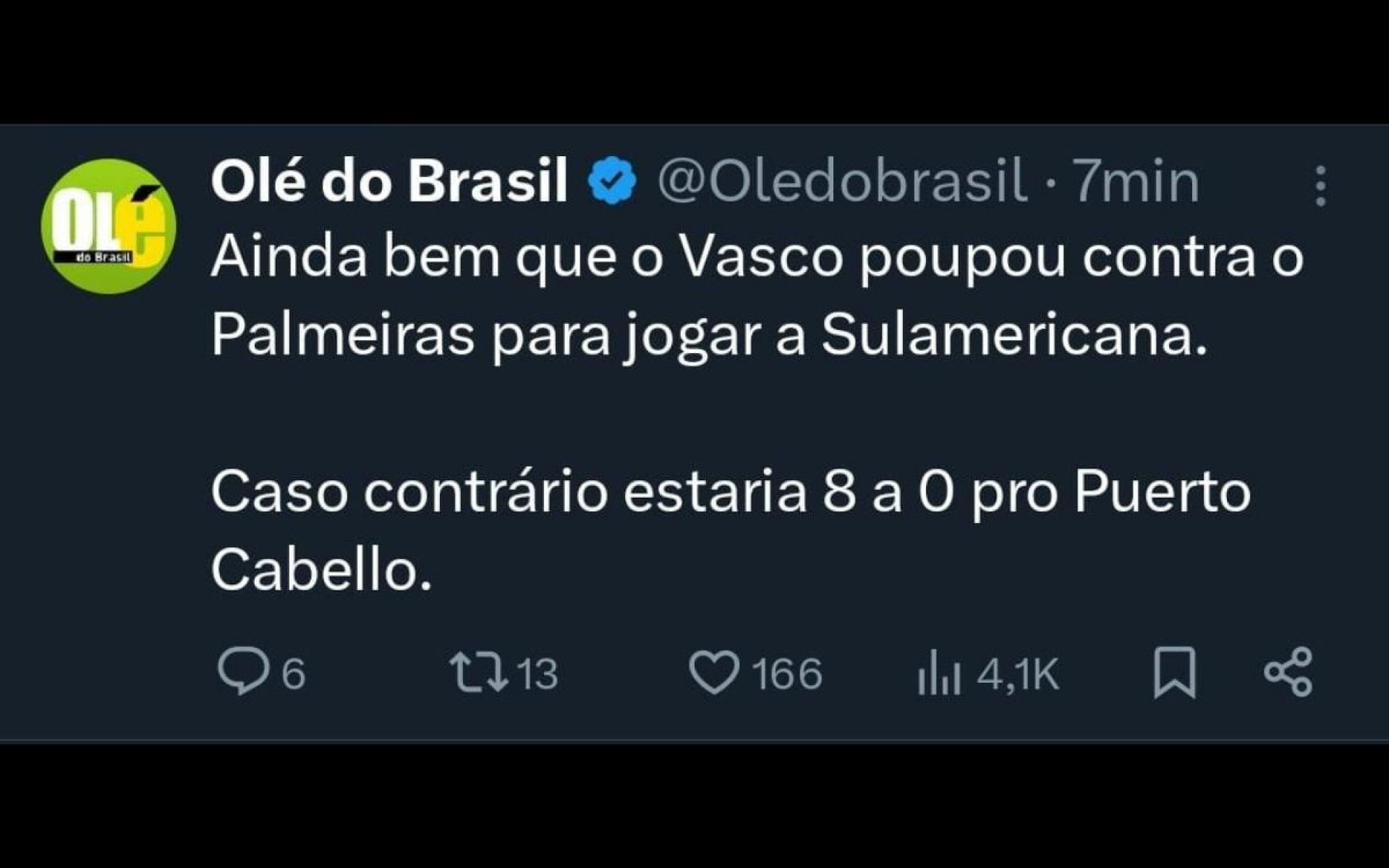 Internet não perdoou vexame do Vasco na Venezuela - Reprodução / Internet