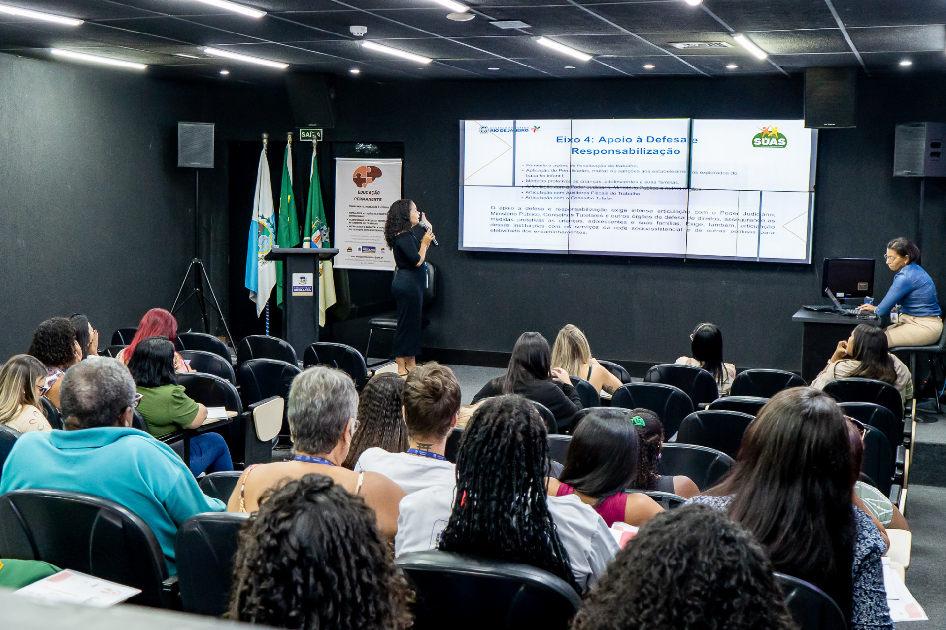   Palestra fortalece o PETI em Mesquita - Luan de Brito