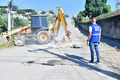 Operação conjunta da Prefeitura de Belford Roxo e 39º BPM retira 10 toneladas de barricadas em Belford Roxo