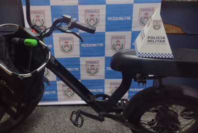 PM prende homem que tentava furtar baterias de bicicletas elétricas na Zona Sul