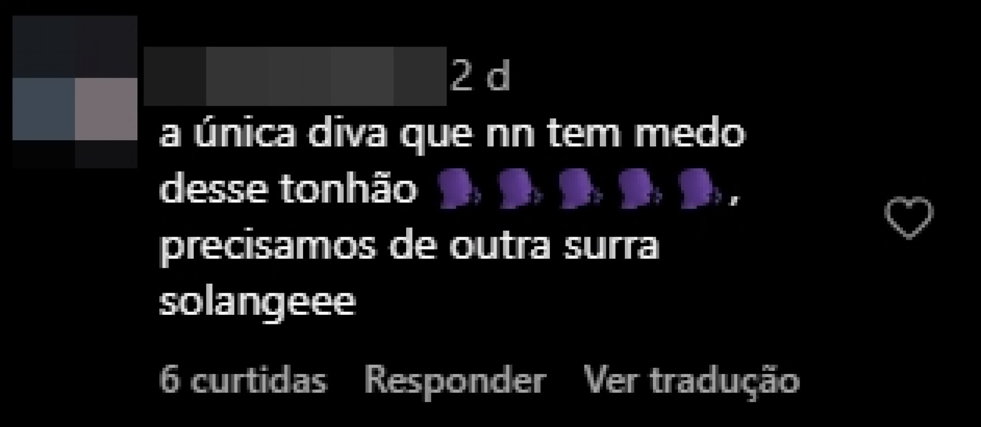 Print tirado de uma página do Instagram - Reprodução/Instagram