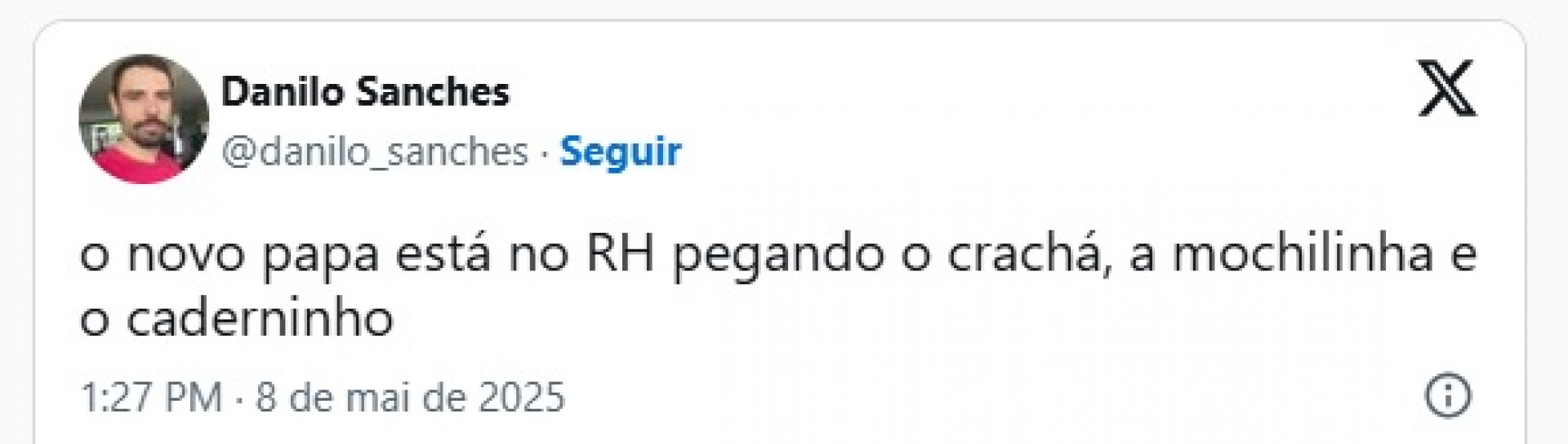 Teve gente que brincou com a \'contratação\' do novo papa