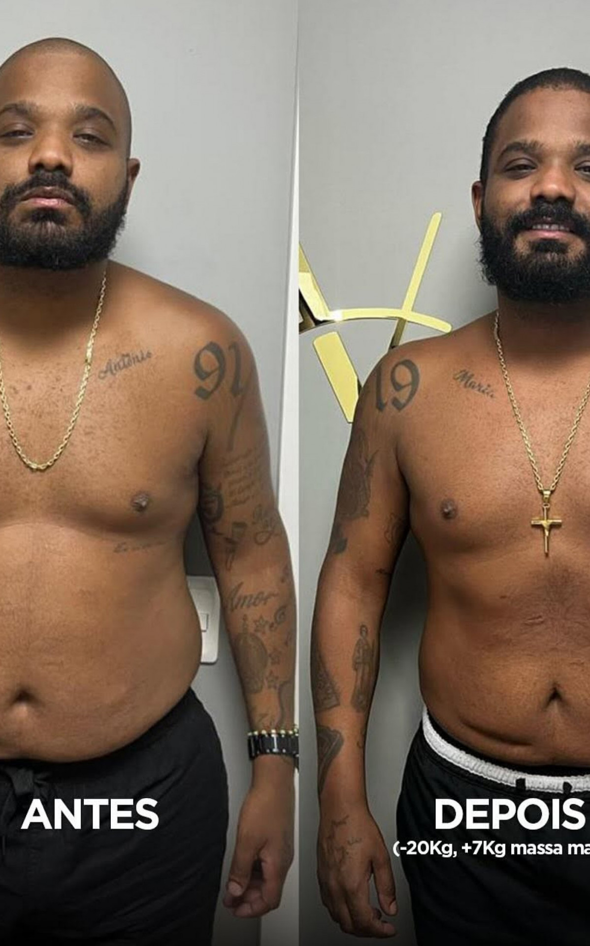 Arlindinho mostra mudança em seu corpo após perder 20 quilos - Reprodução/Instagram