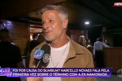 Marcello Novaes comenta desabafo da ex-namorada após término