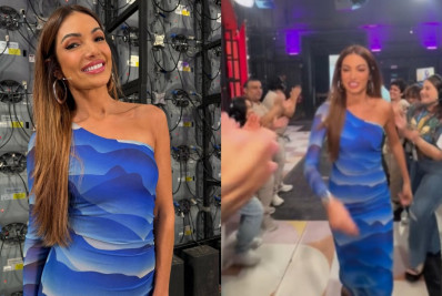 Patrícia Poeta imita programa americano e é criticada na web