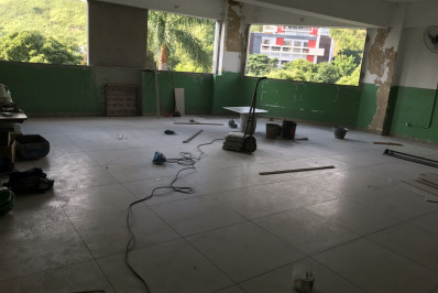 Prefeitura acelera reforma das salas de aula da Escola Walter Francklin após fortes chuvas