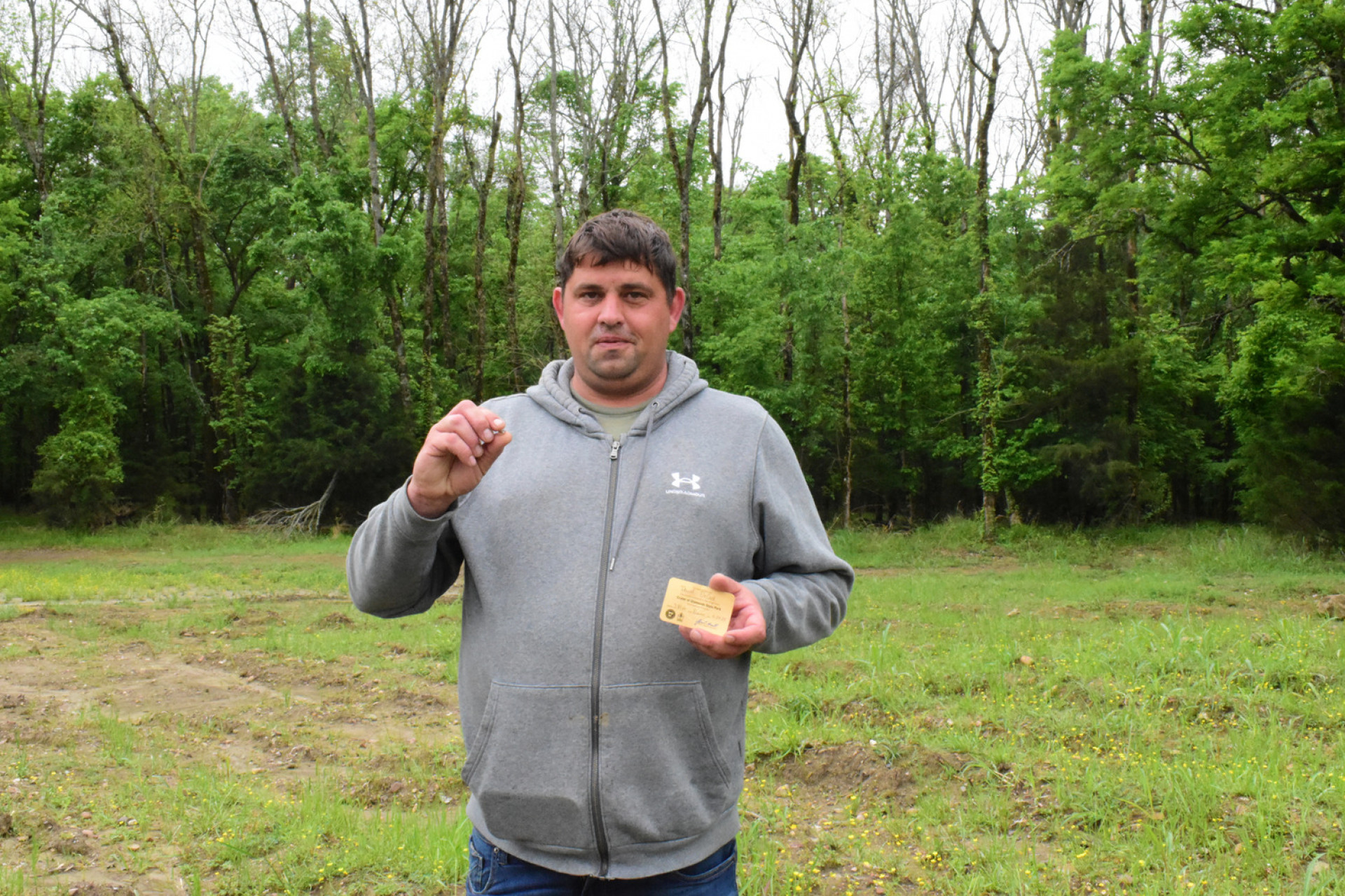 David DeCook encontrou o diamante no dia 21 de abril - Reprodução/Parque Estadual do Arkansas