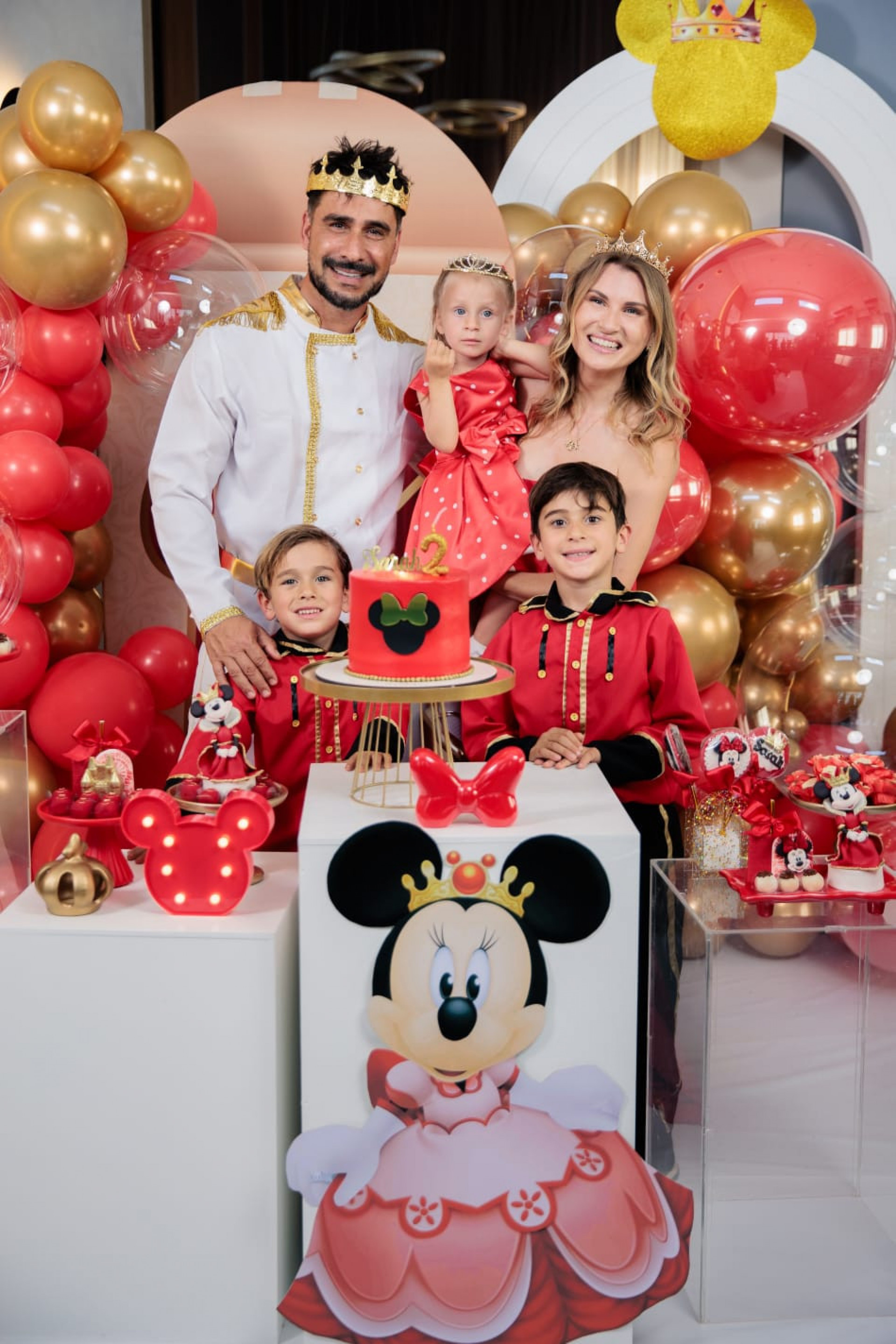 Julio Rocha celebrou o aniversário da filha caçula  - Divulgação/Guilherme Lima