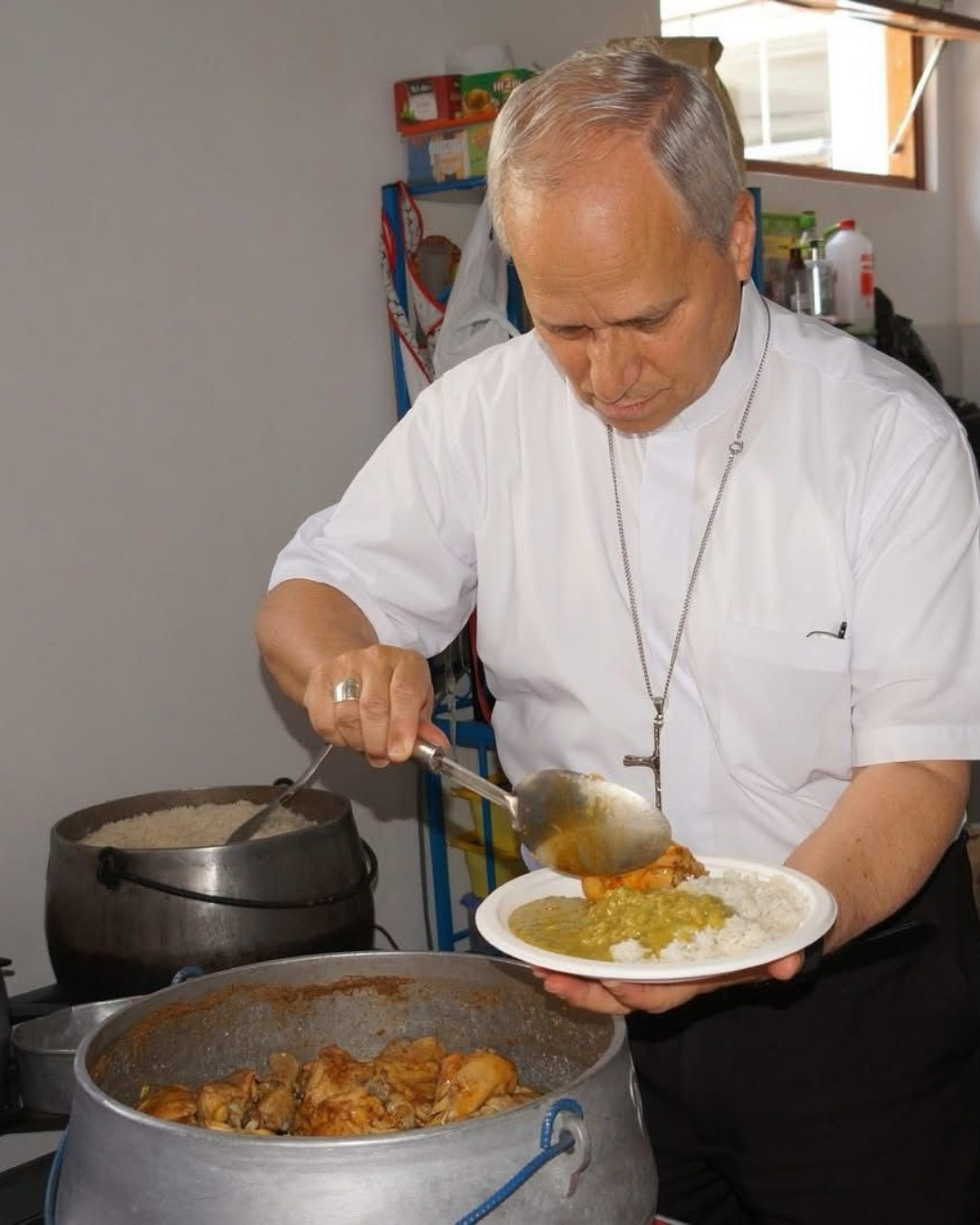 Papa Leão XIV durante visita ao Brasil