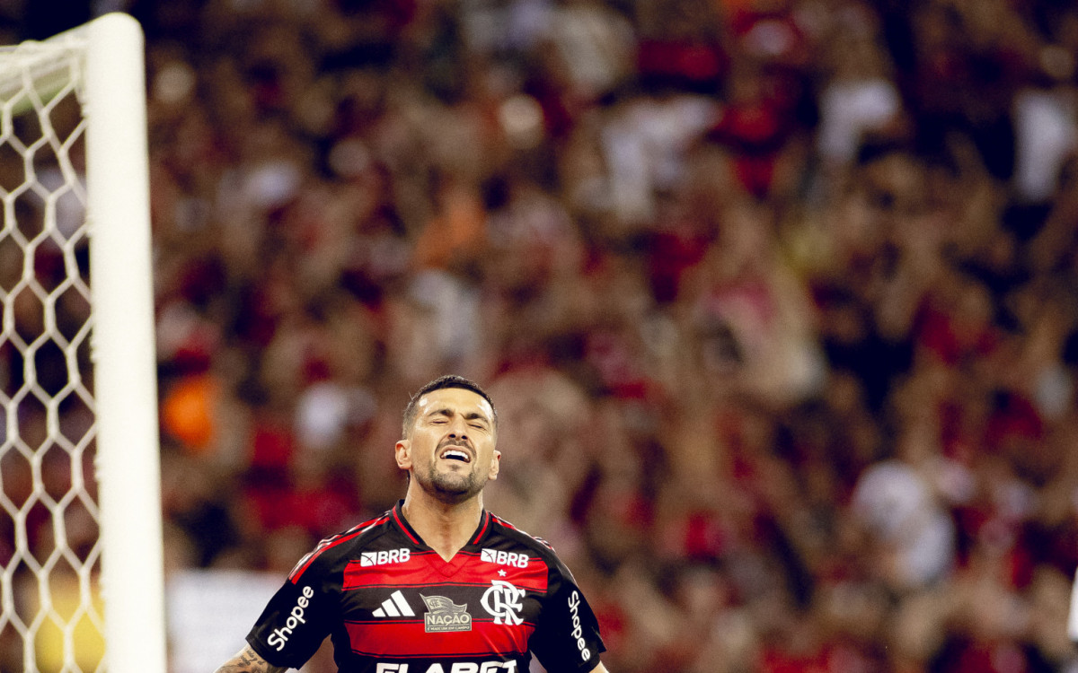 Arrascaeta fez o gol da vit&oacute;ria do Flamengo sobre o Bahia