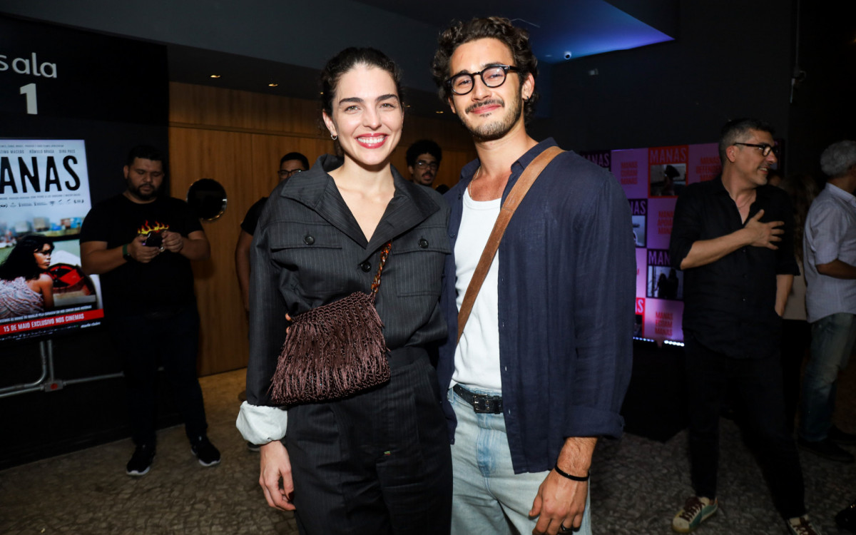 Julia Konrad e Filipe Bragança