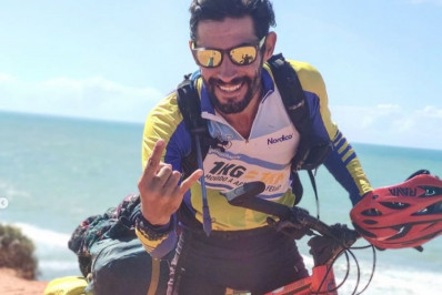 De Rio das Ostras ao fim do mundo: ciclista pedala por solidariedade na Patagônia