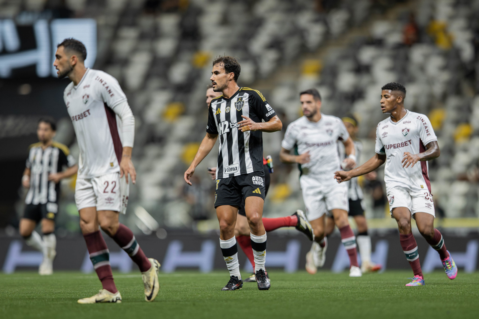 Igor Gomes fez o gol que deu a vitória ao Atlético-MG sobre o Fluminense - Pedro Souza / Atlético