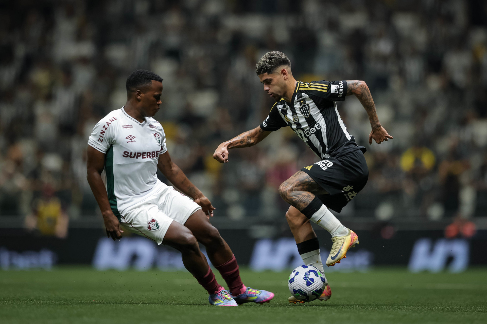 Atlético-MG e Fluminense mediram forças na Arena MRV - Pedro Souza / Atlético