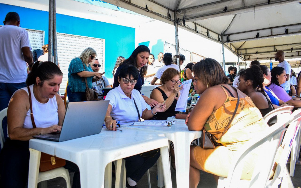 A ação social em Heliópolis ofereceu uma série de serviço gratuitos à população