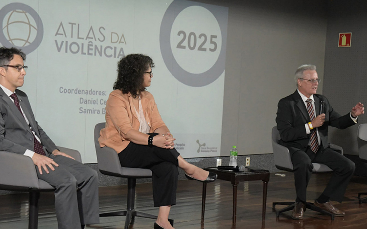 Dados do Atlas da Violência 2025 foi divulgado pelo Ipea nesta segunda-feira (12)