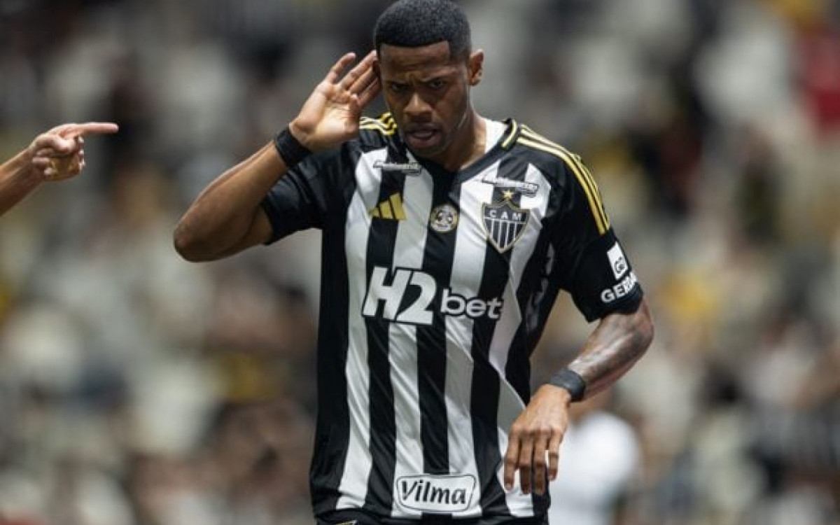 Júnior Santos explica comemoração em gol do Atlético: &#8216;Não foi provocação&#8217;