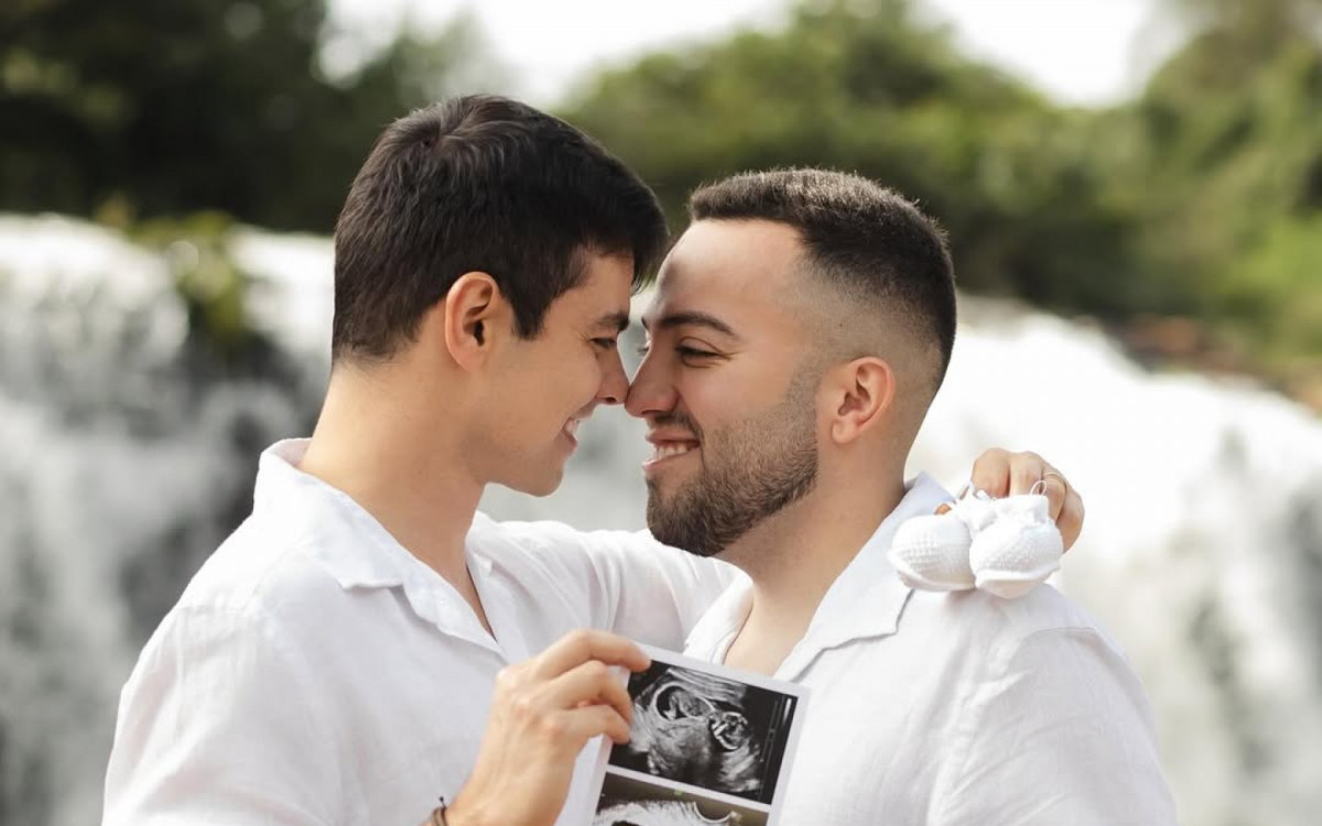 Lucas Rangel e Lucas Bley anunciam que ser&atilde;o pais