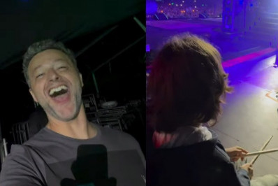 Lucas Lima curte show do System Of A Down com o filho: 'A vida presta' 