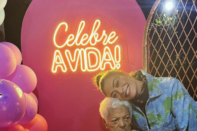 Juliana Paes comemora os 100 anos da avó ao lado da família