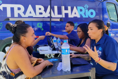 Trabalha Rio percorre quatro bairros cariocas nesta semana