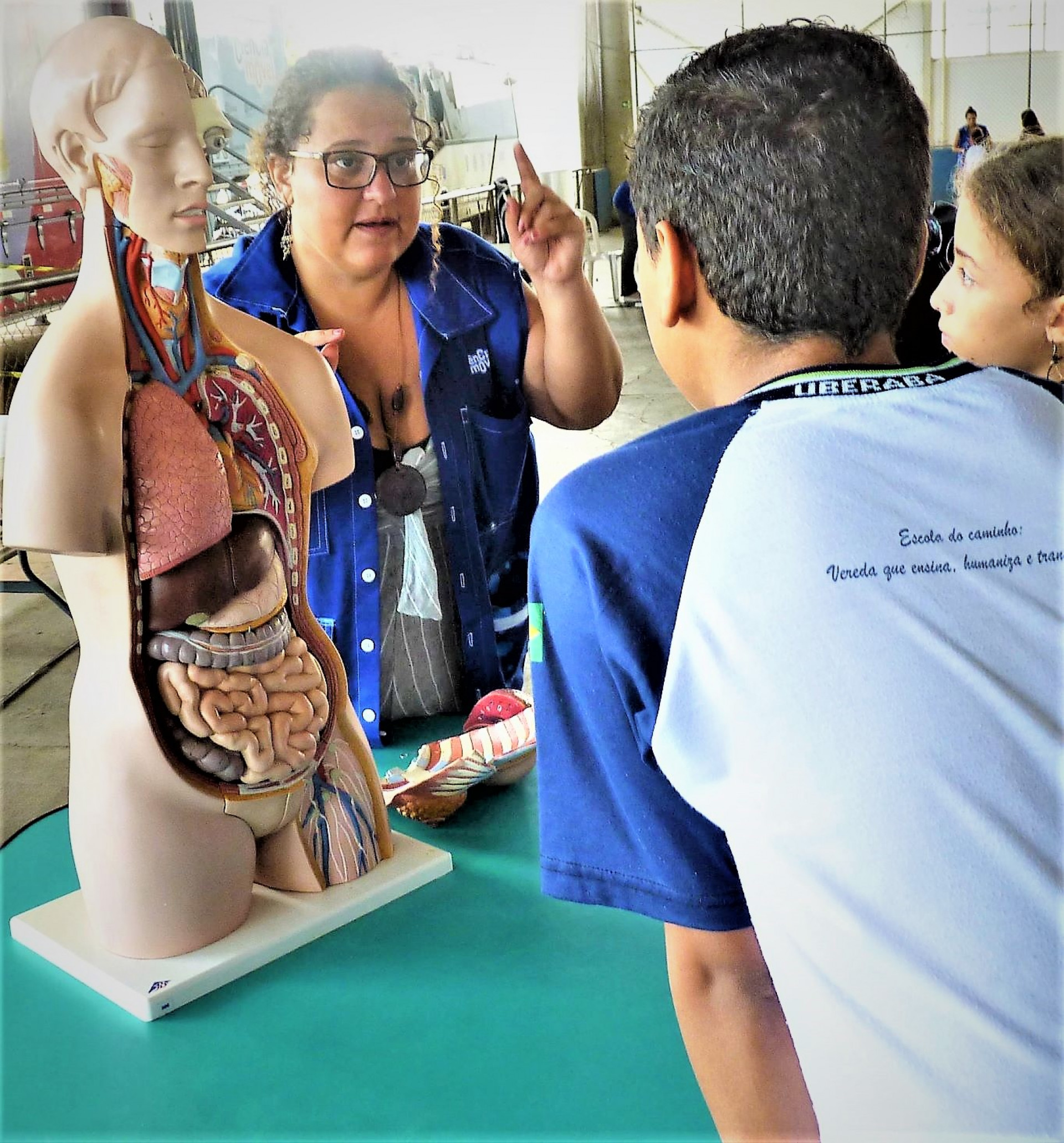 Museu da vida da Fiocruz- Interação com os alunos - Divulgação