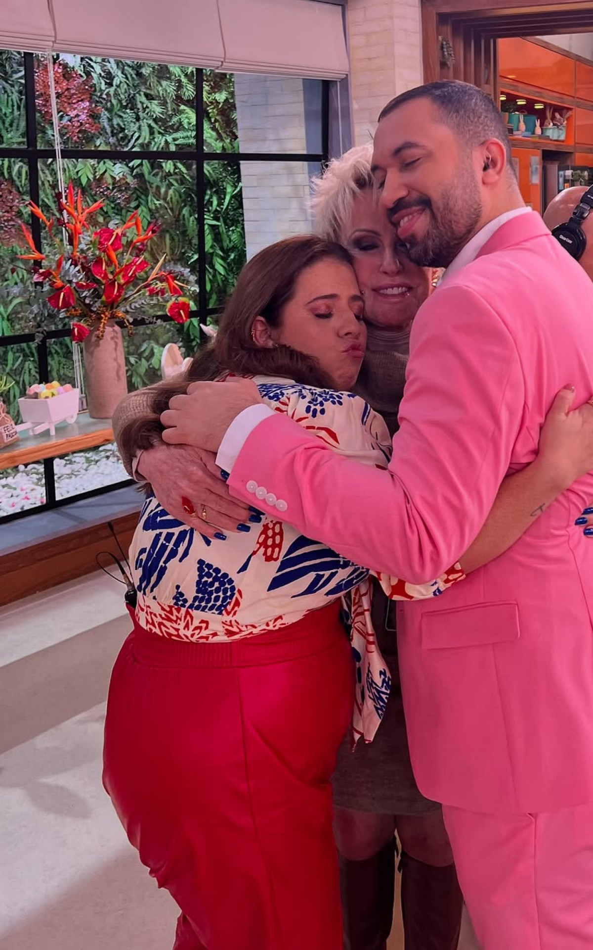 Tati Machado, Ana Maria Braga e Gil do Vigor - Reprodução/Instagram