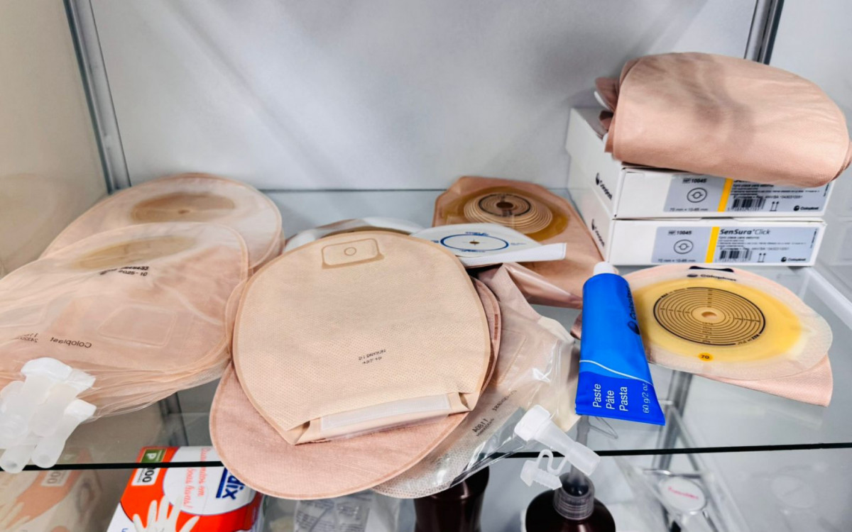 BOLSAS DE COLOSTOMIA SERÃO DISTRIBUIDAS