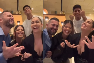 Vitória Strada reencontra amigos do 'BBB': 'Pra sempre anos 50'