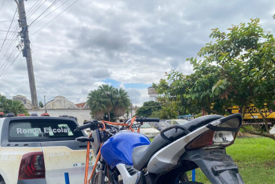 Guarda Municipal de Barra Mansa apreende motocicleta em situação irregular no Verbo Divino