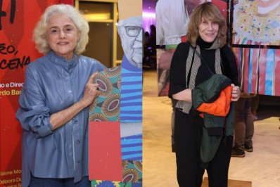 Marieta Severo e Renata Sorrah prestigiam espetáculo no Rio