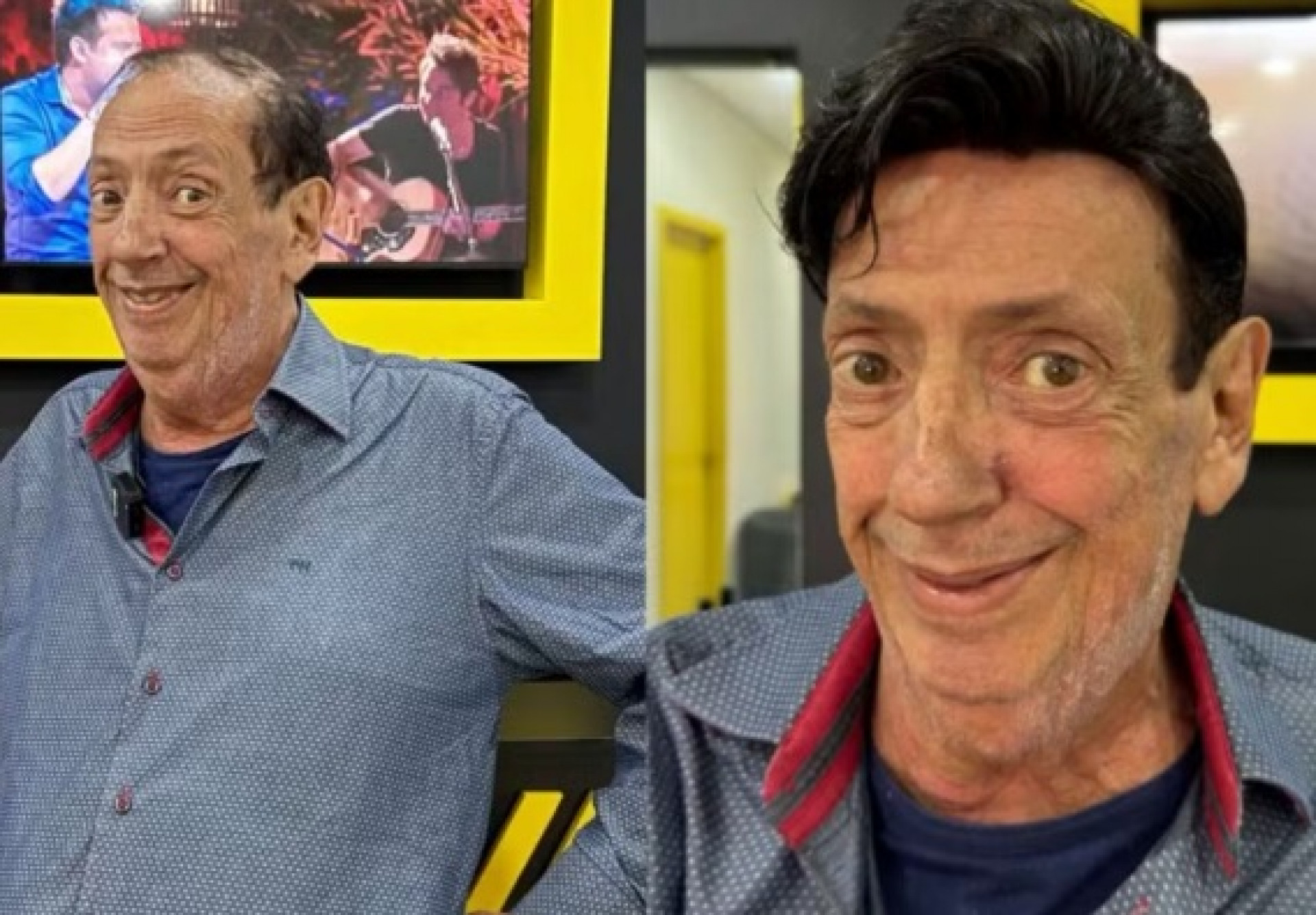 Veja o antes e depois do ator Marcos Oliveira  - Foto: Reprodu&ccedil;&atilde;o