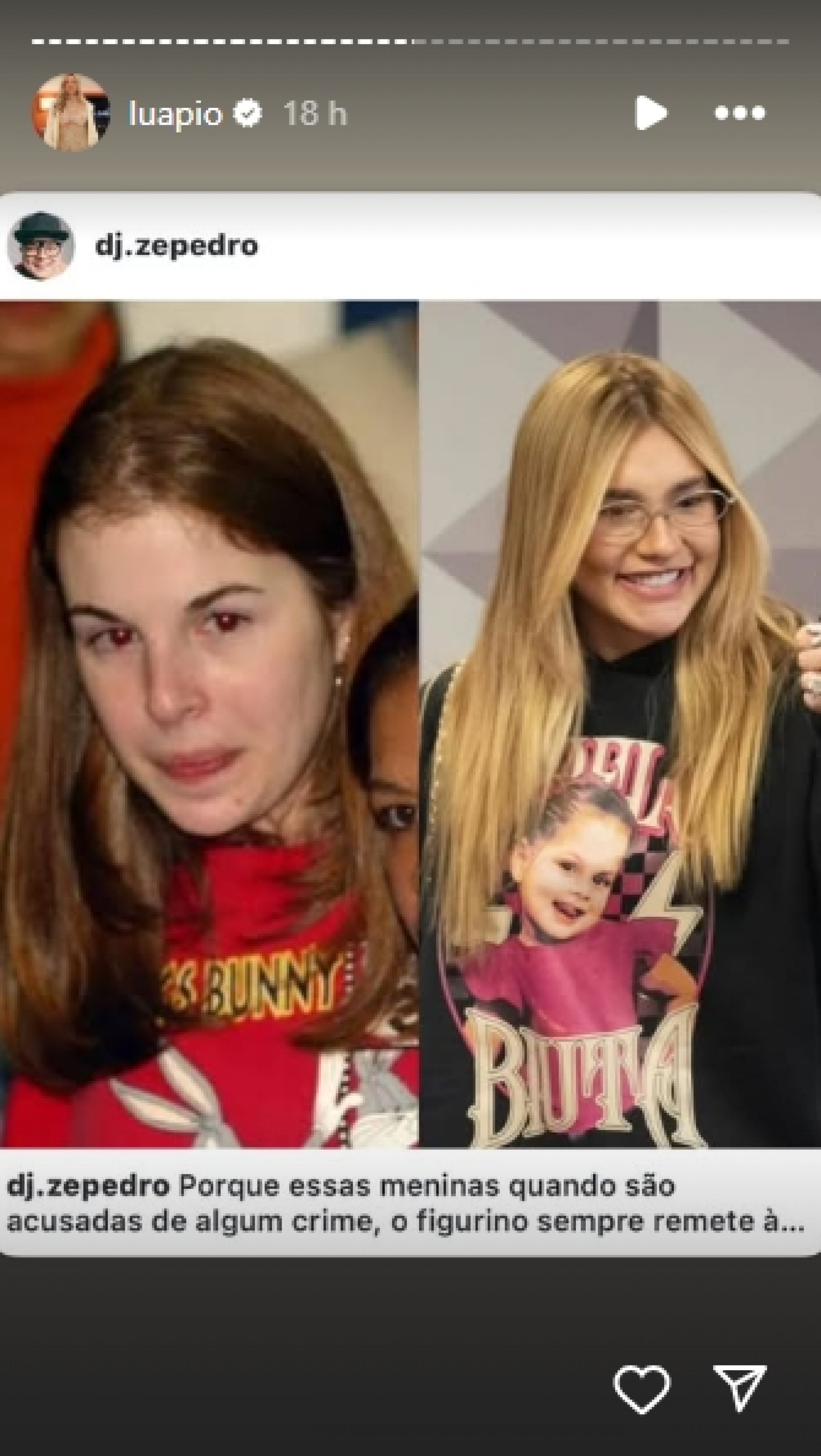 Print tirado dos stories de Luana Piovani - Reprodução/Instagram