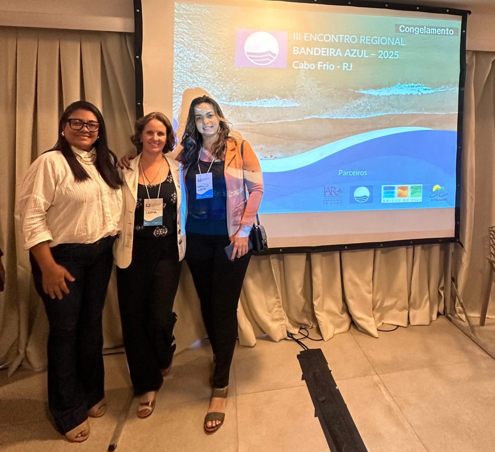 Prefeitura de Saquarema participou do III Encontro Regional e do XVIII Workshop Nacional da Bandeira Azul - Divulgação/Prefeitura de Saquarema