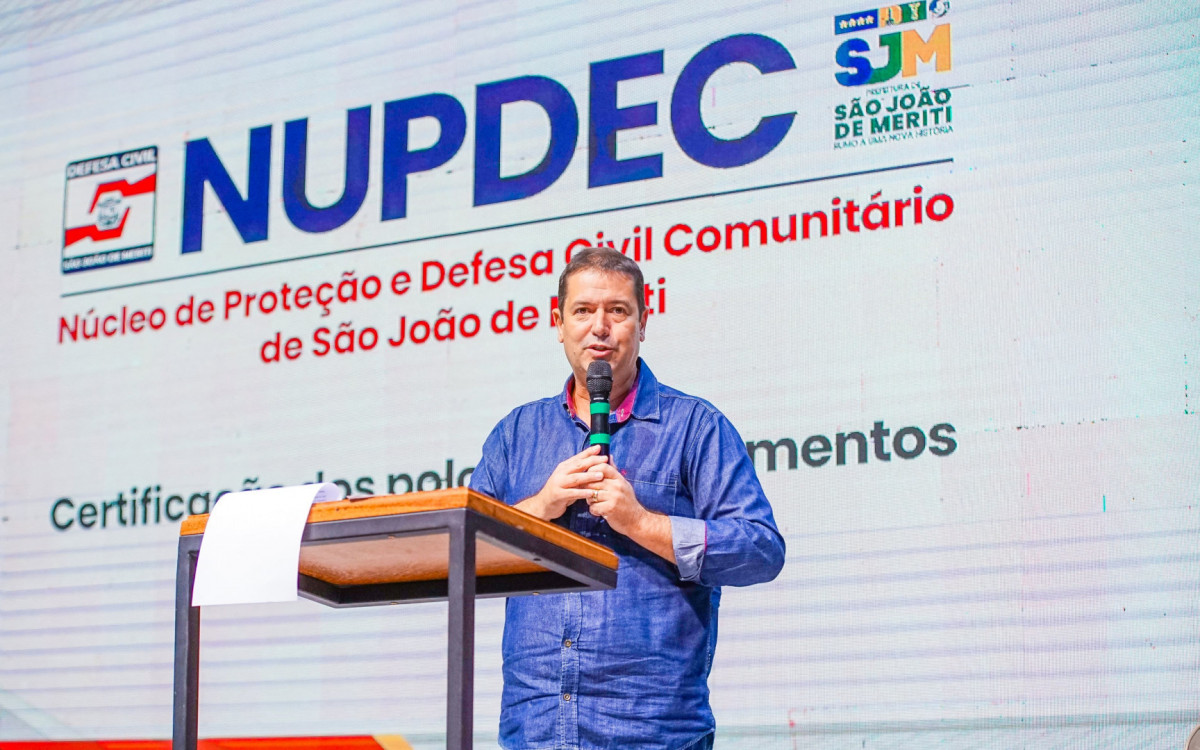 O prefeito Léo Vieira destacou a importância da preparação e da prevenção