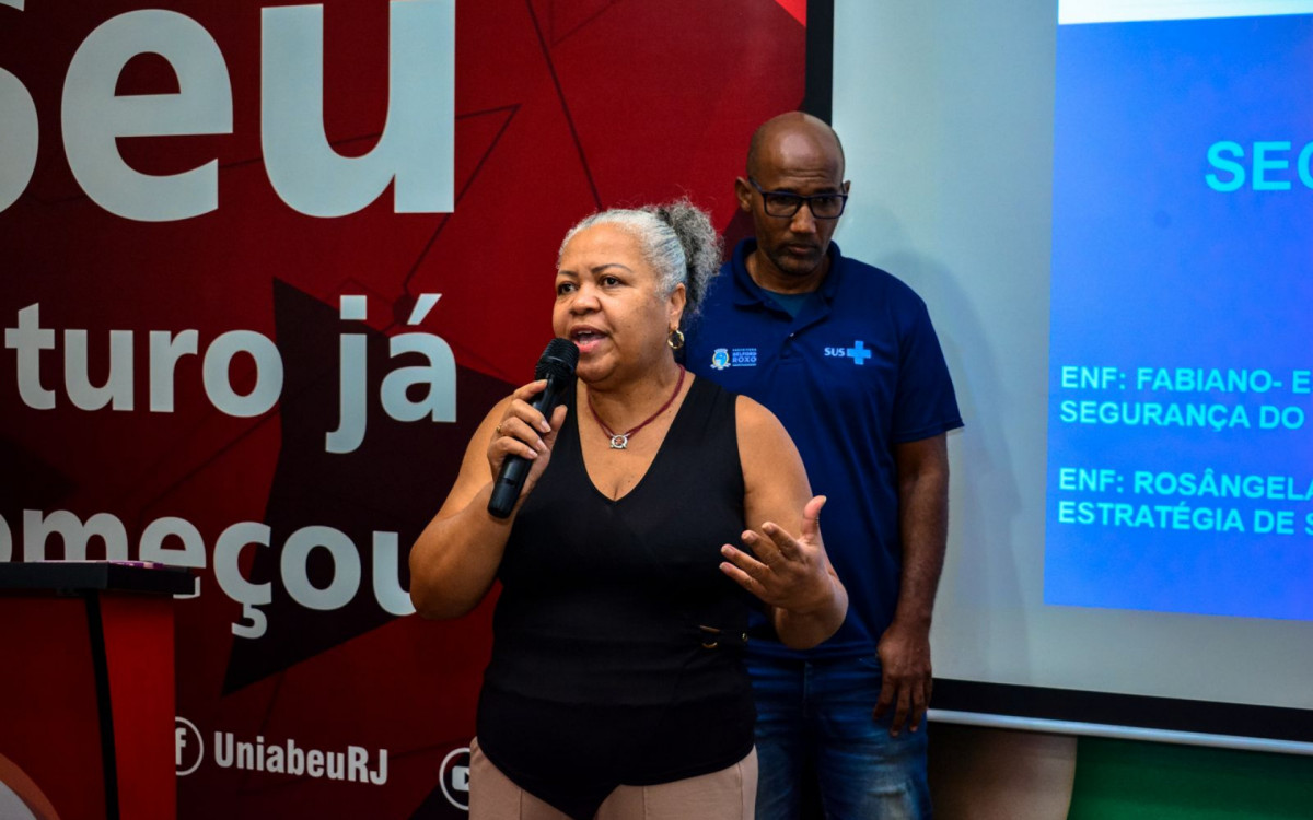 A enfermeira Rosangela Aparecida Viana destacou os benefícios que os gestores podem passar para os pacientes