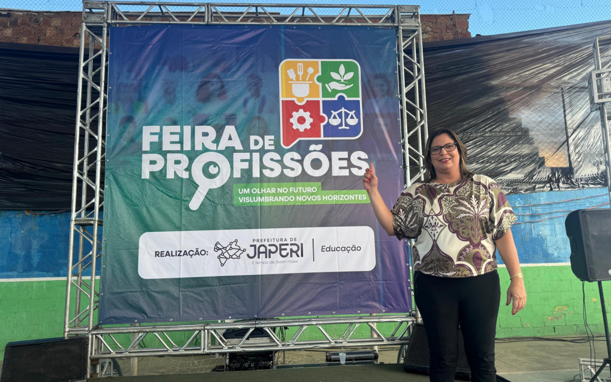 A secretária de Educação, Caroline Ontiveros, destacou a importância do evento