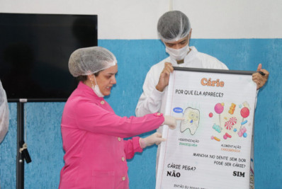 Quatis realiza 'Dia D' do programa saúde bucal nas escolas